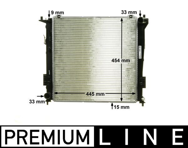Radiator motor (Manual) potrivit HYUNDAI I30; KIA CEE D, PRO CEE D 1.6D