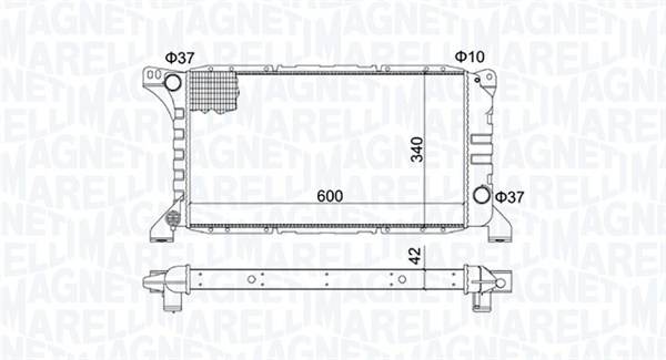 Radiator motor (Manual) potrivit PEUGEOT 307 1.4 [2]