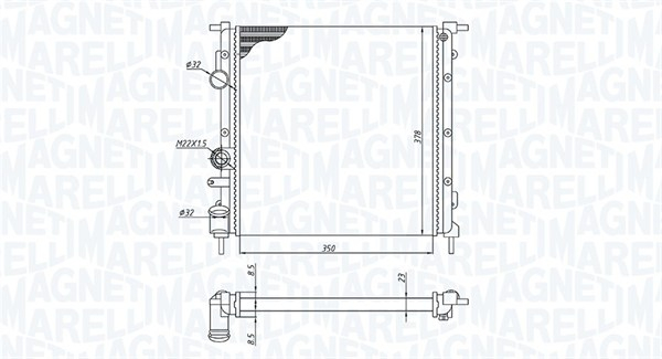 Radiator motor (Manual) potrivit RENAULT CLIO II, CLIO II HATCHBACK 1.2 1.2LPG