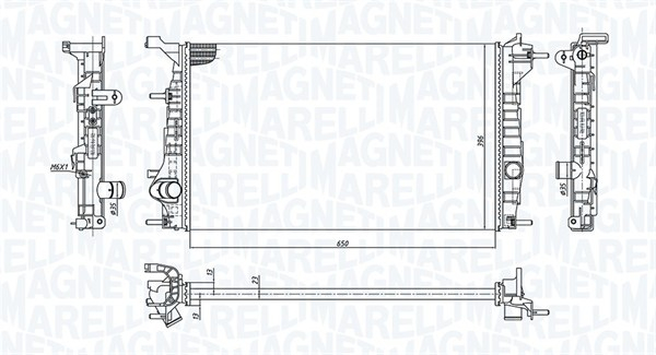 Radiator motor (Manual) potrivit RENAULT FLUENCE, GRAND SCENIC III, MEGANE, MEGANE III, SCENIC III 1.6ALK-2.0D