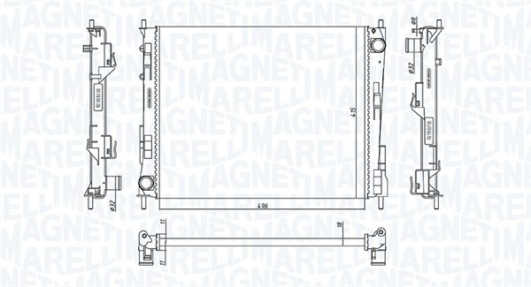 Radiator motor (Manual) potrivit RENAULT TWINGO II 1.2 1.6