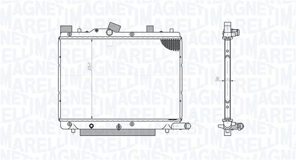 Radiator motor (Manual) potrivit SUZUKI SWIFT III, SWIFT IV 1.3D