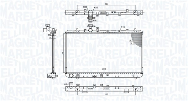 Radiator motor (Manual) potrivit SUZUKI SX4 1.5 1.6