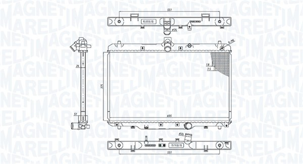 Radiator motor (Manual) potrivit SUZUKI SX4 2.0D