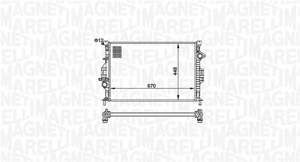 Radiator motor (Manual) potrivit VOLVO S60 II, S80 II, V60 I, V70 III; FORD C-MAX II, FOCUS III, GALAXY II, GRAND C-MAX, KUGA I, KUGA II, S-MAX 1.6-2.0D [2]