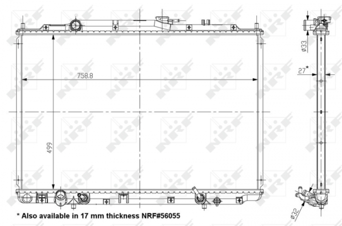 Radiator motor potrivit ACURA MDX 3.5 -12.05