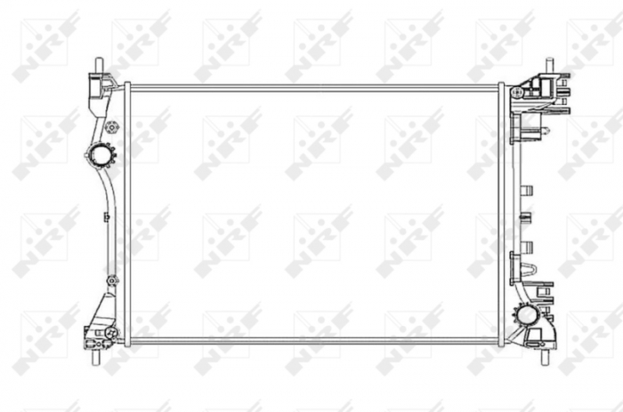 Radiator motor potrivit alfa romeo mito; fiat doblo; opel combo tour, combo minivan 1.4 1.4cng