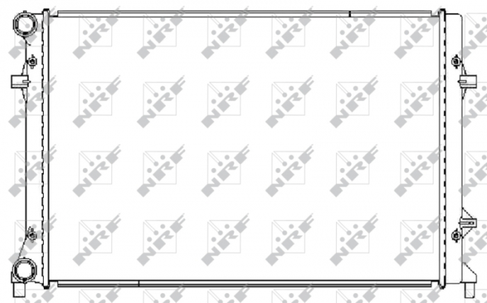 Radiator motor potrivit AUDI A3, TT; SKODA SUPERB II; VW CC B7, EOS, GOLF V, JETTA III, JETTA IV, PASSAT B6, PASSAT B7, TIGUAN 2.0D-3.6