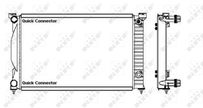 Radiator motor potrivit audi a4 b6, a4 b7, a6 c5; seat exeo, exeo st 1.6-2.0d