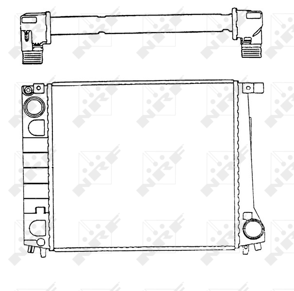 Radiator motor potrivit BMW Seria 3 (E30), 5 (E28) 2.0 2.5 2.8