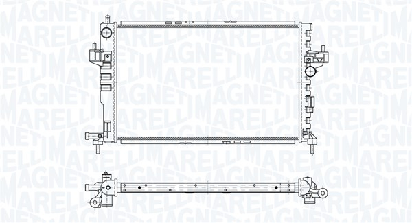 Radiator motor potrivit CHEVROLET CORSA; OPEL COMBO TOUR, COMBO MINIVAN, CORSA C, CORSA C HATCHBACK 1.7D