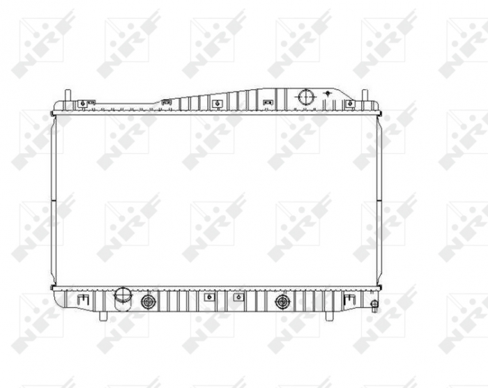 Radiator motor potrivit CHEVROLET EPICA, EVANDA; DAEWOO EVANDA 2.0