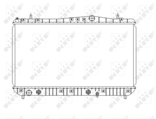 Radiator motor potrivit CHEVROLET REZZO; DAEWOO TACUMA / REZZO 1.6/1.8/2.0 09.00- [2]