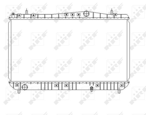 Radiator motor potrivit CHEVROLET REZZO; DAEWOO TACUMA / REZZO 1.6/1.8/2.0 dupa 2000 [3]