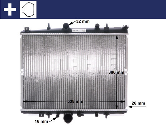 Radiator motor potrivit citroen c5 i 1.8 2.0