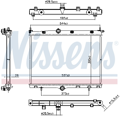 Radiator motor potrivit DS DS 3 / DS 3; CITROEN C4 III, C4 X; OPEL CORSA F, CORSA F/HATCHBACK, MOKKA; PEUGEOT 208 II 1.2-Electric dupa 2019 [2]