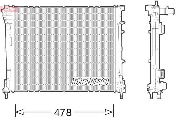 Radiator motor potrivit FIAT PANDA 0.9/0.9CNG/1.3D [3]
