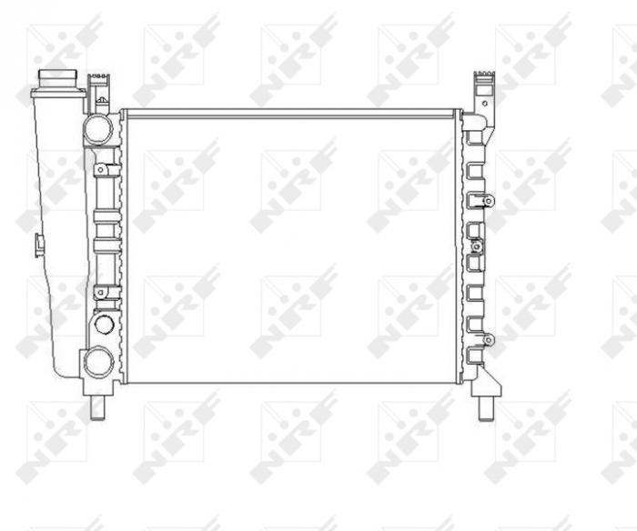 Radiator motor potrivit FIAT UNO 1.1