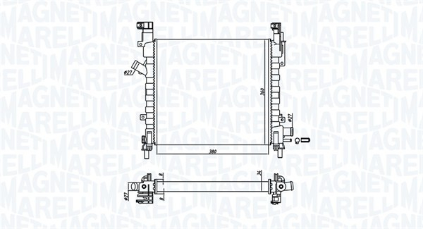 Radiator motor potrivit ford ka, street ka 1.0 1.3 1.6