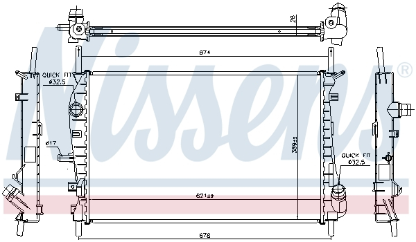 Radiator motor potrivit FORD MONDEO III 2.0D-3.0 [2]