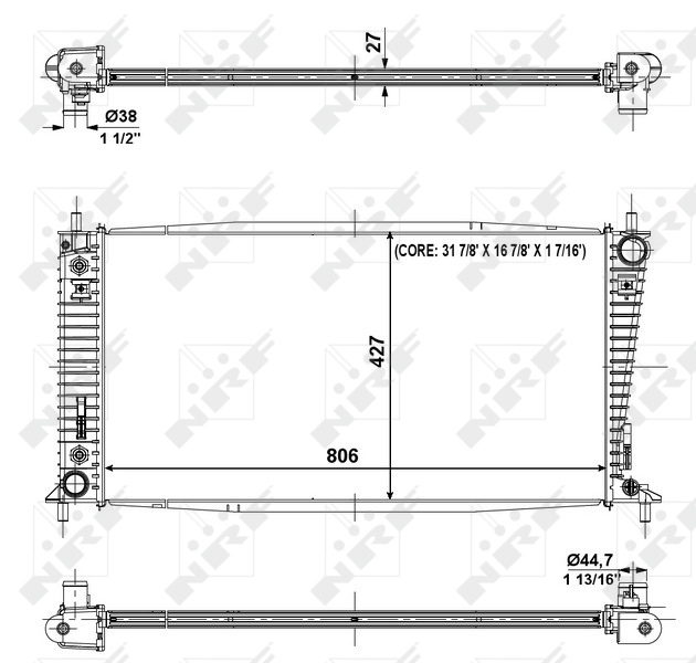 Radiator motor potrivit ford usa expedition 4.6 5.4 -02.06