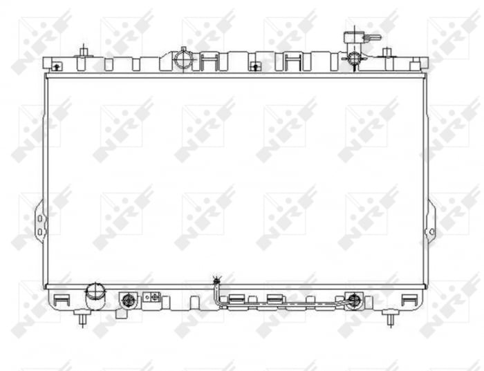 Radiator motor potrivit HYUNDAI SANTA FE I 2.7