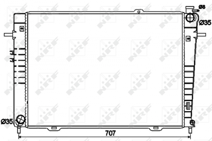 Radiator motor potrivit hyundai tucson; kia sportage ii 2.0d