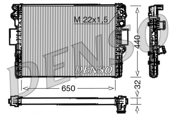 Radiator motor potrivit IVECO DAILY III 2.8D [3]