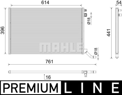 Radiator motor potrivit JAGUAR F-PACE, XE, XF II, XF SPORTBRAKE; LAND ROVER RANGE ROVER VELAR 2.0-5.0