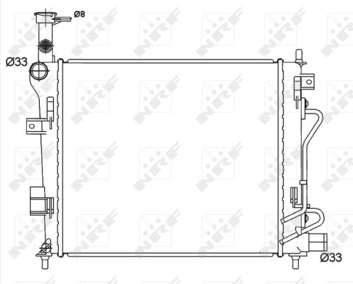 Radiator motor potrivit KIA PICANTO II 1.2 09.11-03.17 [3]
