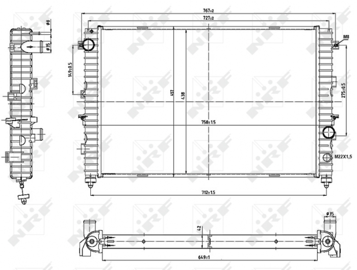 Radiator motor potrivit LAND ROVER DISCOVERY II 4.0 [3]
