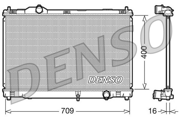 Radiator motor potrivit LEXUS GS 3.0 3.5H