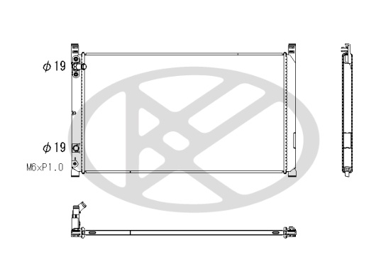 Radiator motor potrivit LEXUS IS III, RC 2.0 dupa 2015 [2]