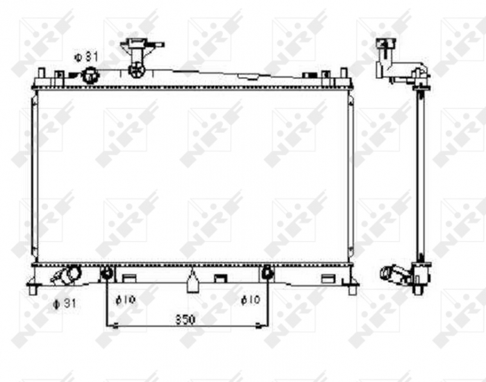 Radiator motor potrivit MAZDA 6 2.0