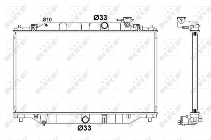 Radiator motor potrivit MAZDA CX-5 2.2D