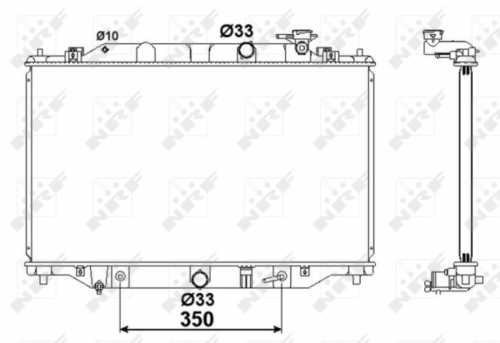 Radiator motor potrivit MAZDA CX-5 2.2D