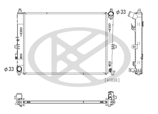 Radiator motor potrivit MAZDA MX-5 IV, MX-5 RF TARGA 1.5/2.0 06.15- [2]