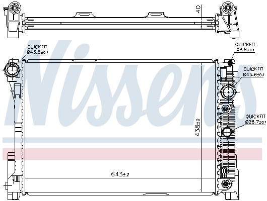 Radiator motor potrivit MERCEDES C (C204), C (W204), C T-MODEL (S204), CLS (C218), CLS SHOOTING BRAKE (X218), E (A207), E (C207), E (W212), E T-MODEL (S212), GLK (X204) 1.6-6.2