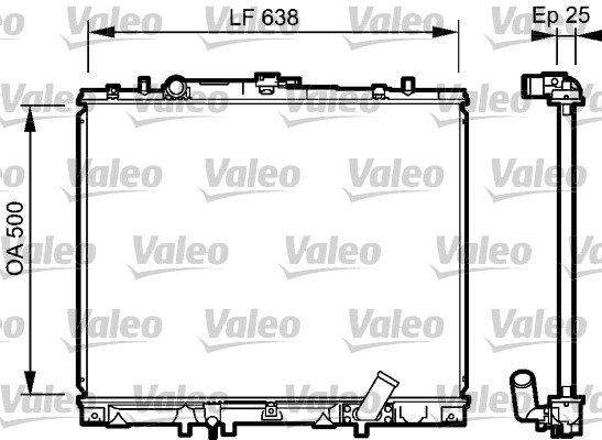 Radiator motor potrivit MITSUBISHI PAJERO SPORT I 2.5D