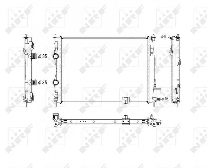 Radiator motor potrivit nissan qashqai i 1.5d