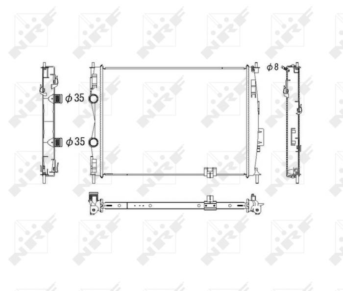 Radiator motor potrivit nissan qashqai i 2.0