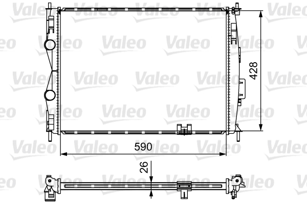 Radiator motor potrivit NISSAN QASHQAI I 2.0