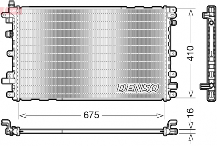 Radiator motor potrivit OPEL AMPERA 1.4H