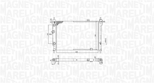 Radiator motor potrivit OPEL ASTRA F, ASTRA F CLASSIC 1.4-2.0