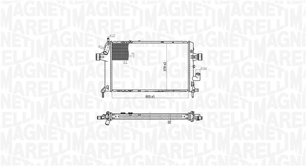 Radiator motor potrivit OPEL ASTRA G 1.7D