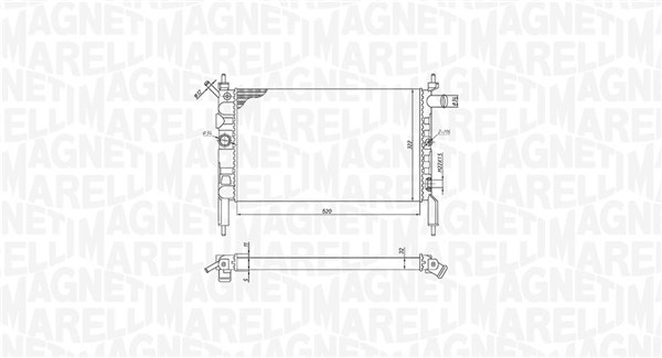 Radiator motor potrivit PEUGEOT 206, 206+ 1.4-2.0D [2]