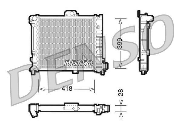 Radiator motor potrivit saab 9000 2.0 2.3