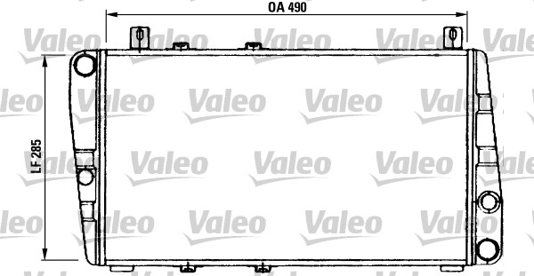 Radiator motor potrivit SKODA 105,120, 130, FAVORIT, FAVORIT FORMAN, FELICIA I, FELICIA II, RAPID 1.0 1.2 1.3