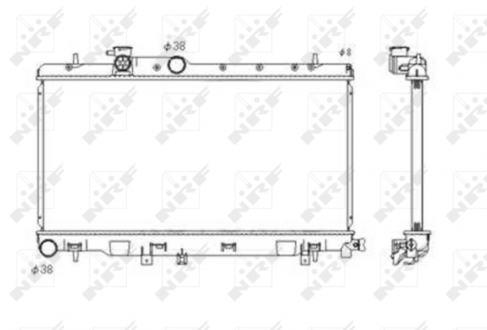 Radiator motor potrivit subaru impreza 2.0 2.5