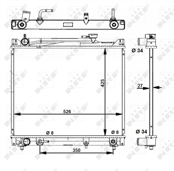 Radiator motor potrivit suzuki grand vitara i, vitara 2.0 2.5